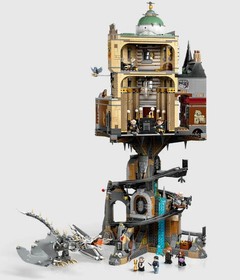 NEW 4803PCS Harry Potter Gringotts Wizarding Bank Building Block Set W/ FIGS