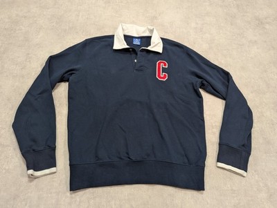 Champion Rugby Polo Shirt Mens L Preppy Varsity Sweatshirt Embroidered Y2K Sport