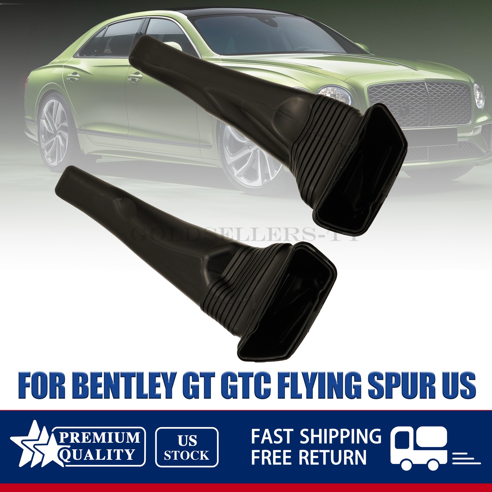 NEW 3W0129531 Intake Air Duct Pipe Kit For Bentley Gt GTC Flying Spur