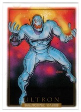 2024 Upper Deck SkyBox Marvel Masterpieces '92 Platinum Clear Cut ULTRON #98 UD