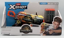 X-SHOT Skins Jurassic World Flux Blaster Toy Gun 8 Soft Foam Dart Age 8 36755