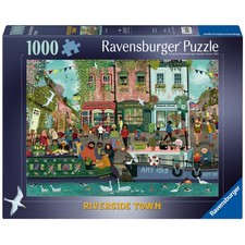 Ravensburger 1000 Piece Jigsaw Puzzle Riverside Town