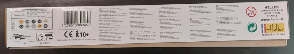 HELLER 80345 DH 89 Dragon Rapide - kit 1/72 INTATTO (Vintage) - Immagine 2 di 4