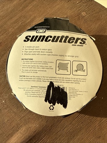 Auto Expressions (804879) Sun Protection Glare Reduction Shade Pack of 2 Piece - Picture 3 of 3