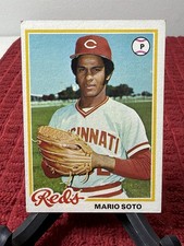 1978 Topps Baseball Mario Soto Cincinnati Reds Card #427