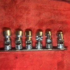 Snap On 38 Drive Swivel Socket Set Metric 6pt1012131415 17mm.