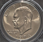 1974 Eisenhower $1 PCGS MS65 Uncirculated Dollar Series 103 Coin Certified — photo 7