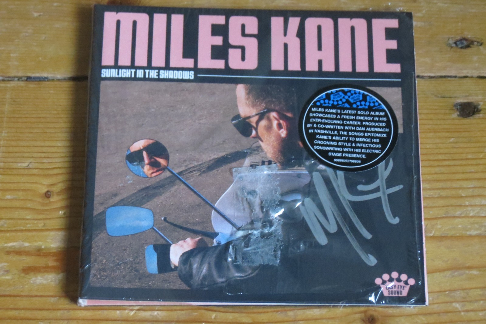 SIGNED/NEW 2025 CD - Miles KANE - Sunlight in the Shadows
