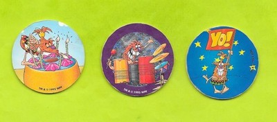 Konvolut 3 Pogs - McDonalds - Avimage - Nr. 24, 28, 37