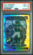 Zach Wilson 2021 Donruss Downtown DT-34 PSA 10 POP 103