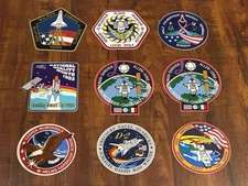 NASA STS-46, 51, 53, 54, 55, 57 & 58 Shuttle Crew Patch Decal 3.5" 4” Stickers