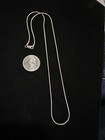 Vintage Sterling Silver 925 NECKLACE Traditional Snake Chain 24” Italy CH#4 — photo 6