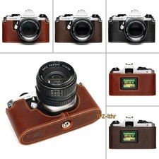 For Pentax ME/ME Super MV MV-1 Genuine Real Leather Half Camera Case bag cover