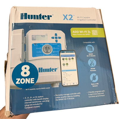 Hunter Hydrawise X2 8-Station Outdoor Irrigation Controller WiFi