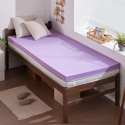 SINWEEK 2 Inch Gel Memory Foam Mattress Topper Ventilated Soft Pressure Relieve