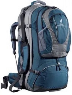 Deuter Traveller 80+10 Backpack Blue Grey Hiking Bag VariQuick