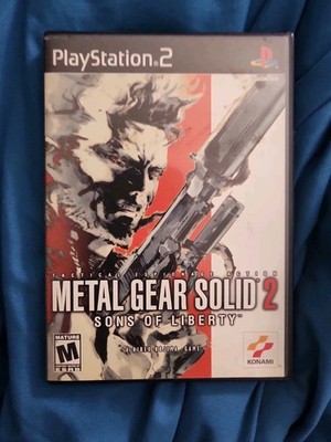 Metal Gear Solid 2 Complete With Manual- Sony PlayStation 2 -Used