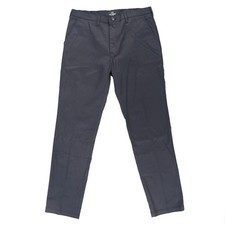 Lee Men's Total Freedom Stretch Slim Fit Flat Front Pant Charcoal Bottoms New