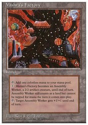 Mishra's Factory - Fourth Edition - MTG
