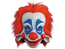 Máscara de lujo para adultos Rudy Killer Klowns disfraz de Halloween utilería horror payaso circo