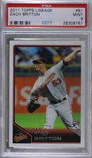 2011 Topps Lineage Zach Britton #61 PSA 9 MINT uk2