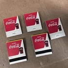 Vintage 1959 Coca-Cola, "Un-Used" Matchbook Lot Of 5 Packs