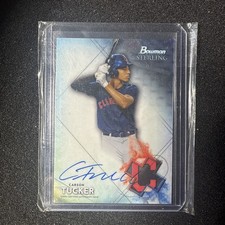 Carson Tucker 2021 Bowman Sterling On-Card Auto RC