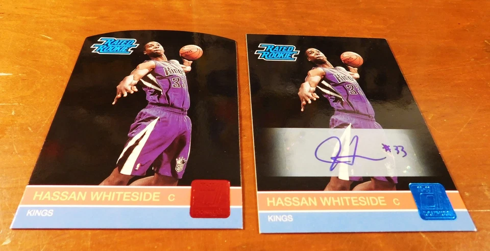 2010-11 Donruss HASSAN WHITESIDE Ruby Red Die-Cut/25+Auto Rookie Cards #259 - Image 2 of 4