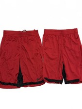 Nike Kids Boys Dri-FIT Shorts XL Red/Black Lot of 2 Bundle