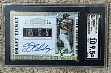 2019 Panini Contenders JJ Bleday Auto Building Blocks 1/10 SGC 9.5 Vandy Reds