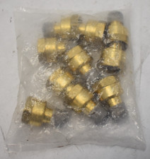 Lot of 10 1/2" PEX x 1/2" Female NPT Threaded Adapter Brass Crimp Fitting