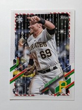 2021 Topps Holiday #HW103 John Nogowski RC Rookie Pirates