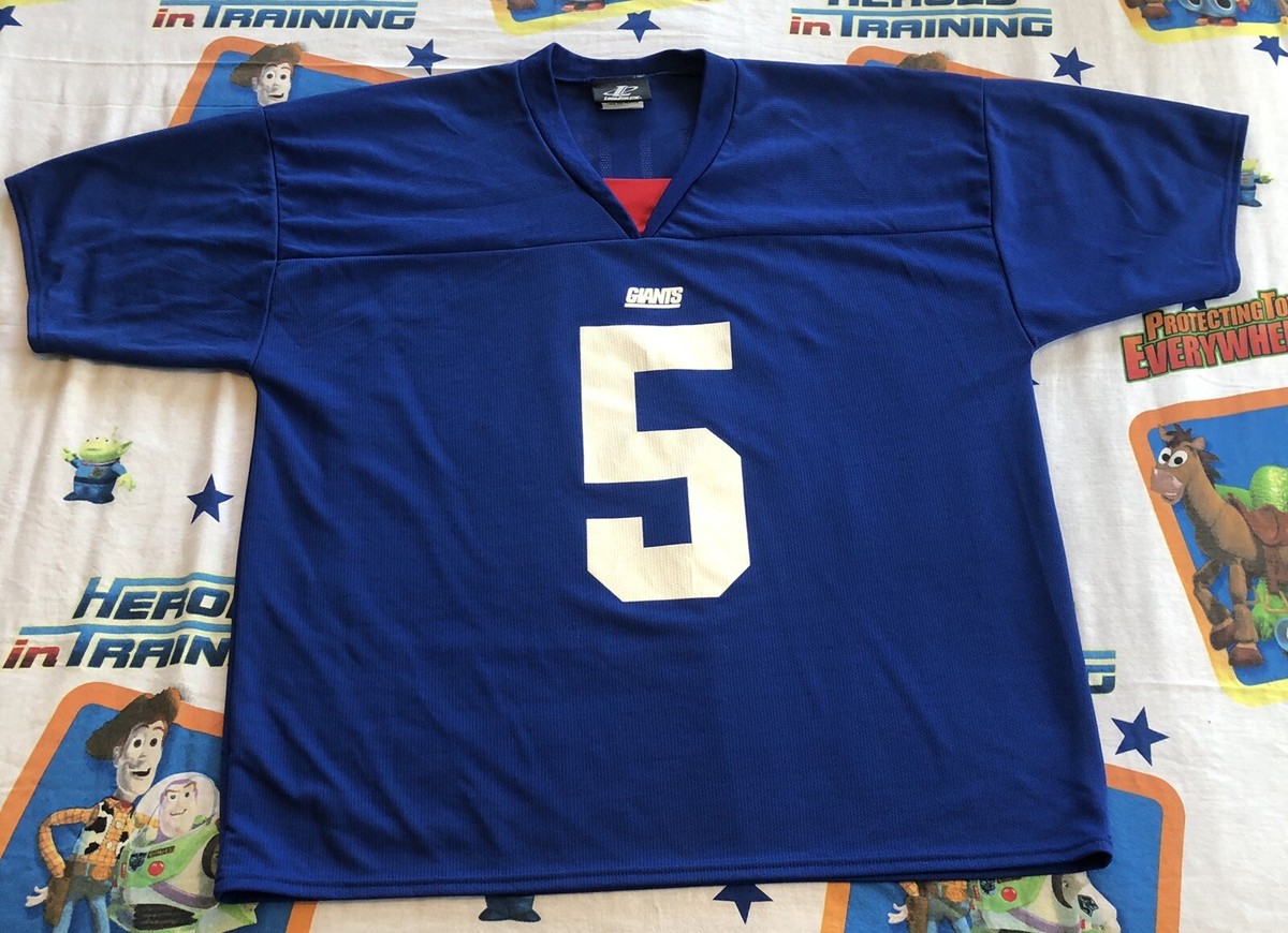 Kerry Collins New York Giants #5 Logo Athletic Jersey Men's Size