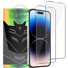 2-Pack Eye Protection Anti Blue Light Glass Screen Protector for iPhone 14 13Pro