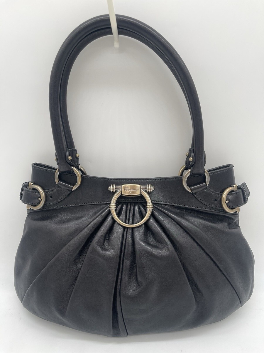 [ひな　新品未使用]Salvatore Ferragamo Reversible and adjustable belt with woven Gancini - Women