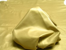 Italian Lambskin Leather Hides Pearlized Gold