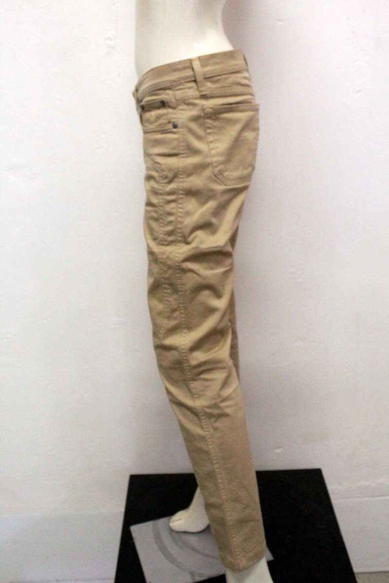 Jeans Jeckerson Femme Taille 28 - Beige En Coton Coupe Regular - Italie - Occasion Très Bon État