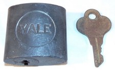 Cadenas YALE avec clé fouille Normandie 1944 Canada WW2 canadien anglais GB