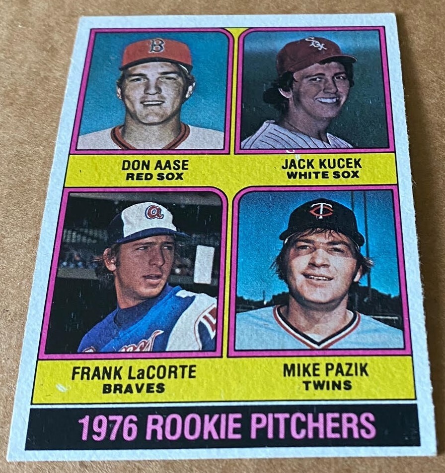 ドンペン&ドンゴ 1976 TOPPS Rookie Pitchers Card #597 DON AASE NM-MT Condition | eBay