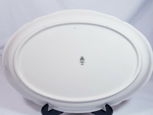 Castleton China ROYAL Ivory Gold Trim Oval Service Platter Large 16" - Picture 5 of 11