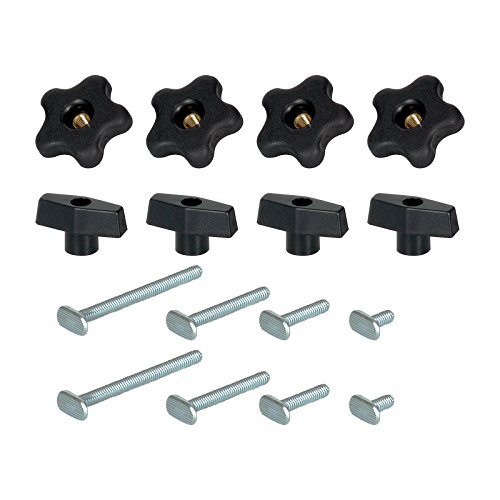 TTrack Knobs with 1/420 by 11/2" Bolts and Washers 16Piece Kit eBay