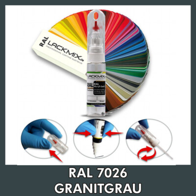 Matt. Lackstift für Heimwerk, Handwerk, Industrie, KFZ... RAL Farbe wählbar