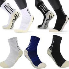 Football Socks Anti Slip Non Slip Grip Sports Soccer Size 6-11 UK Stock