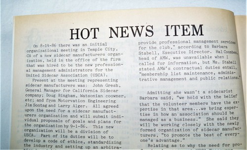 Vintage Hack'd Motorcycle Sidecar Magazine Back Issue - 1986 Bigfoot Rally USCA - Picture 2 of 11