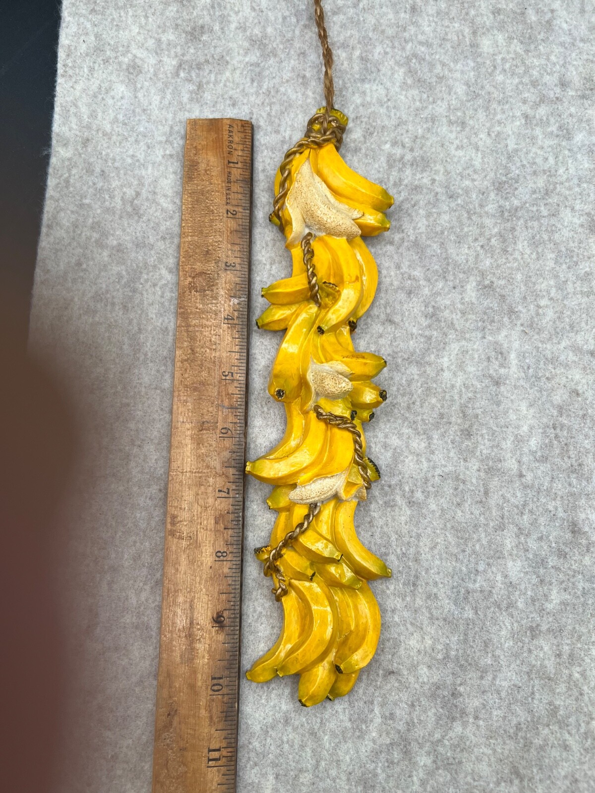 Vintage Banana bunch wall hanging kitchen decor kitsch