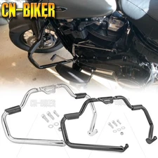 Heavy Duty Mustache Highway Engine Crash Guard Bar For Harley Softail FLHC 2018+