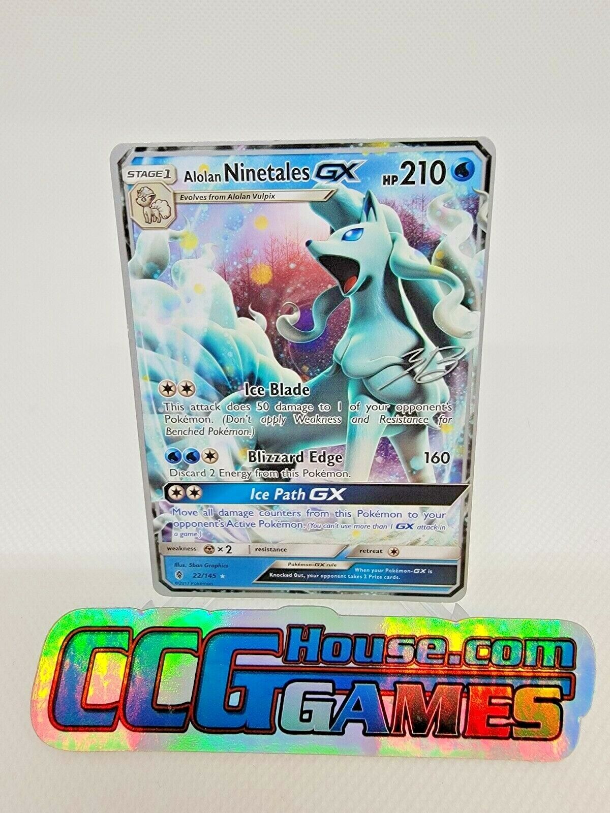 Alolan Ninetales-GX & Alolan Ninetales Holo - Pokemon TCGL Codes