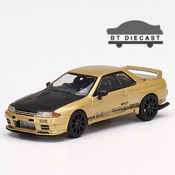 MINI GT JAPAN EXCLUSIVE TOP SECRET NISSAN SKYLINE GT-R VR32 1/64 GOLD  MGT00431