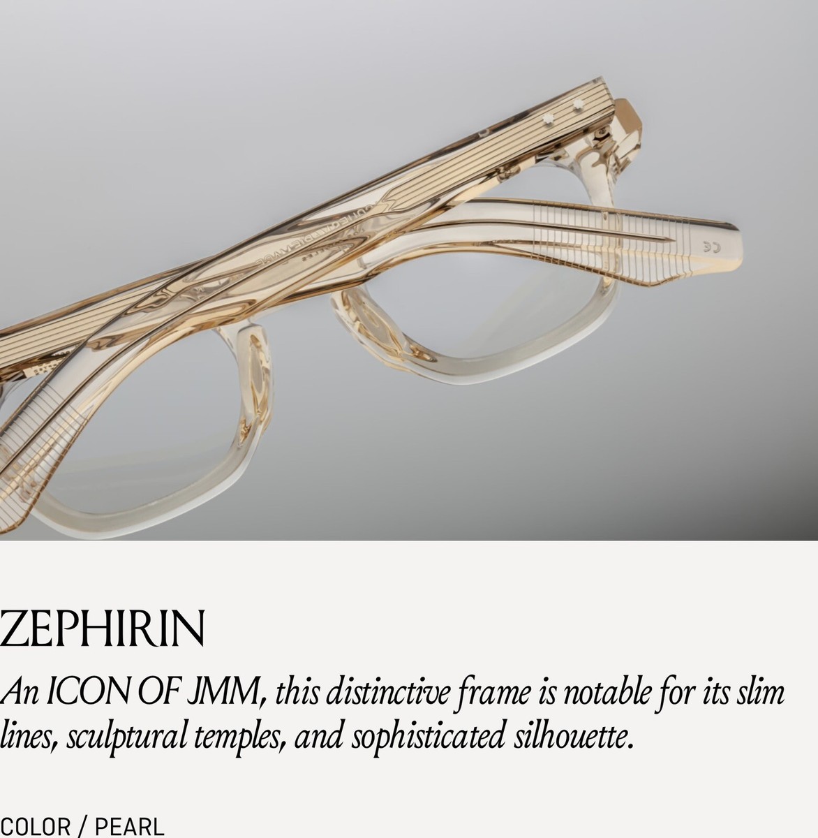 Jacques Marie Mage ZEPHIRIN 44 PEARL NEW IN BOX OPTICAL SOLD Jacques Marie Mage ZEPHIRIN 44 PEARL NEW IN BOX OPTICAL SOLD