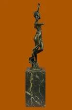 1930s Art Deco Bronze Metal Statue Nude Dancer after Chiparus Figure Female SALE
